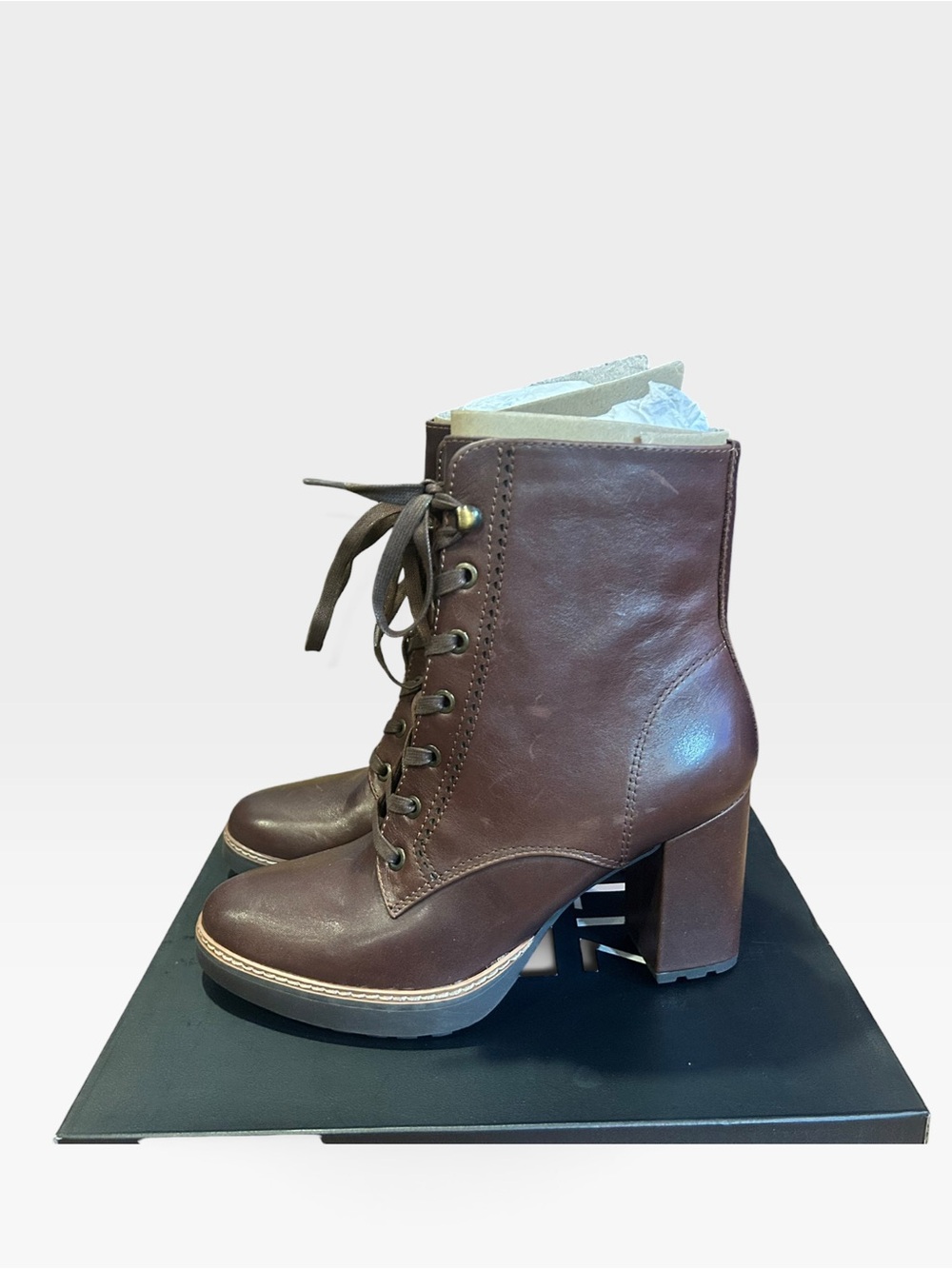 Azazia Callie Chocolate Ankle Boot